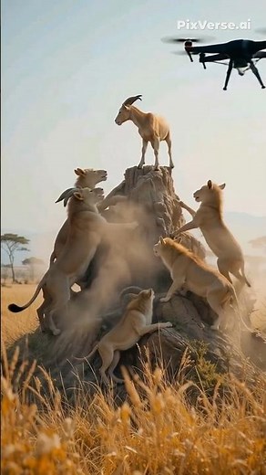 Drone saving goat's life.#animal #wildliferescue #viralvideo #velocidrone