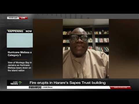 Discussion | Fire erupts in Harare's SAPES Trust Building: Tendai Biti