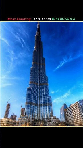 🏙️ Top 5 Amazing Burj Khalifa Facts! 🤯#BurjKhalifa #Dubai #Building #Architecture #Knowledge