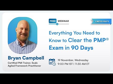 PMP Exam Preparation with PMP Coach | How To Pass PMP in 90 Days | PMP Exam Prep | Simplilearn