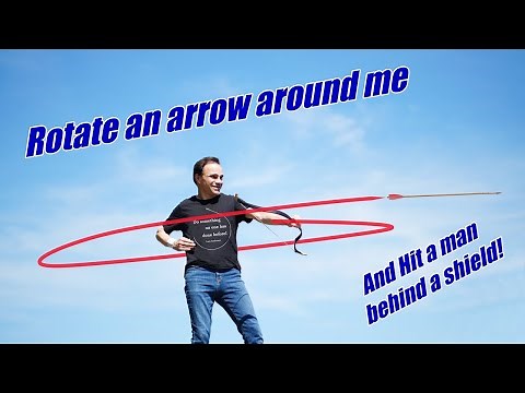 Breaking nature's laws, I rotate an arrow