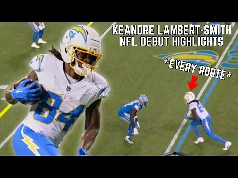 KeAndre Lambert-Smith EVERY ROUTE from NFL Debut 🔥 | NFL 2025 Preseason Highlights