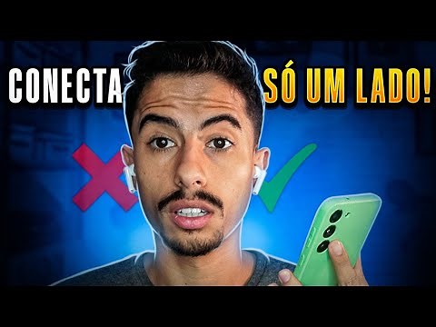 FONE DE OUVIDO BLUETOOTH SÓ CONECTA ou FUNCIONA um LADO? APRENDA RESOLVER!