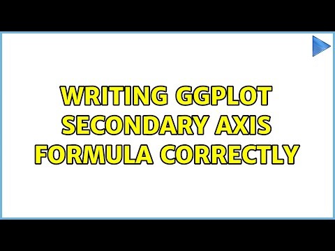 Writing ggplot secondary axis formula correctly (2 Solutions!!)