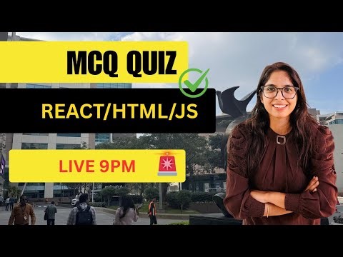 Frontend MCQ Mix Test 💻 | HTML + CSS + JS | LIVE