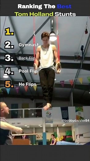 Tom Holland does his own stunts and it shows 🤸🔥 Ranking his craziest flips and stunts ever.