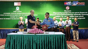 The Cambodian Mine Action Center (CMAC) and the Norwegian People's Aid (NPA) have signed a partnership cooperation agreement to implement a cluster munitions remnant survey and clearance project in eastern Cambodia. | Khmer Times