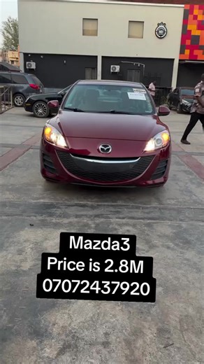 Foreign used 2009 Mazda3 Price is 2.8M CALL/WHATSAPP 07072437920 FULL OPTION ENGINE UNTAMPERED NO MECHANICAL FAULT AC CHILLING CALL/WHATSAPP 07072437920 #abujamotors