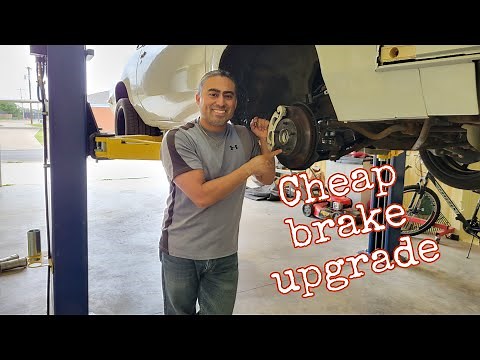 G Body Front Brake Upgrade - cheap & easy