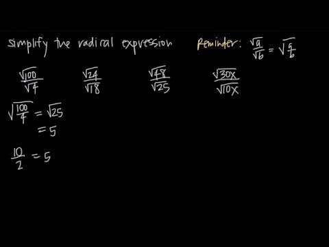 All about DIVIDING SQUARE ROOTS! (KristaKingMath)