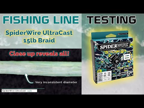 Fishing Line Testing - SpiderWire UltraCast 15lb Braid