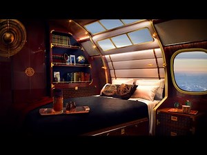 Airplane Luxury Bedroom Cabin White Noise Jet Sounds | Great for Sleeping, Studying and Relaxing