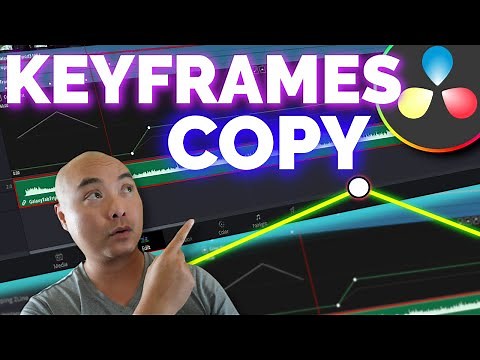 Davinci Resolve How To Copy Keyframe Attributes | Davinci Resolve Tutorial