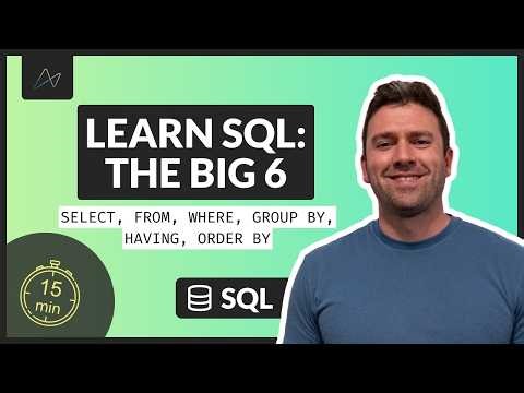 Getting Started with SQL | SELECT, FROM, WHERE, GROUP BY, HAVING, ORDER BY