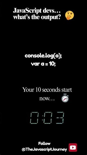 JavaScript Hoisting Will Trick You 😳 | var vs undefined