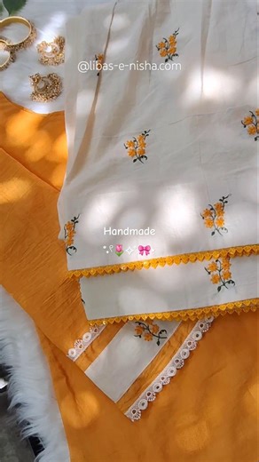 Hand Embroidered | Farshi Salwar Suit #handmade #outfit #trending #farshisalwar #embroidery