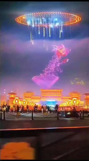 711K views · 18K reactions | Welcome to Luoyang — where history meets innovation in a magnificent drone light show! ✨ #Luoyang #Henan #DroneShow #LightArt #CulturalHeritage #ChinaVibes | Embassy of The People's Republic of China in the United States | Facebook