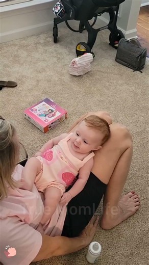 Mimi and Addie were talking about the day 🤣 true MomLife 🥳 #truemomlife