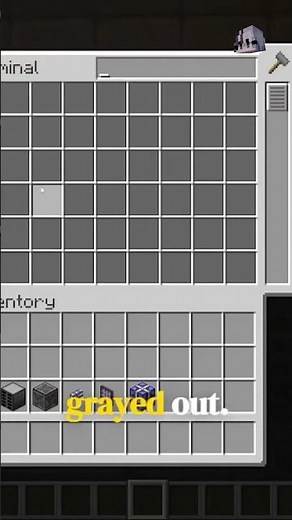 ⚙ Why Your ME Terminal is Grayed Out