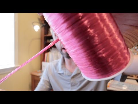 Pearlized Red Raspberry Rayon Craft Ribbon