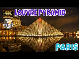 🇫🇷LOUVRE PYRAMID》Paris Night Walk 2020 【4K】