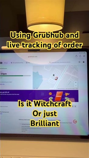 Grubhub live tracking and delivery