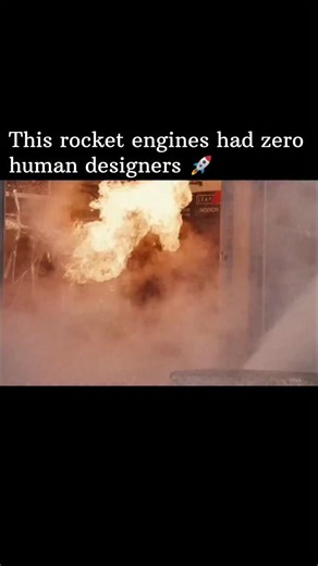 knowledge on Instagram: "Follow ❤) Meet NΞURON, an algorithm that uses physics and engineering rules (not training data) to design fully functional rocket engines from scratch. This aerospike engine was 3D-printed in ONE piece from copper Uses BOTH super-cold liquid oxygen (-183°C) AND kerosene for cooling Burns at 3,000°C - hot enough to melt steel So cold on the outside it creates frost while running Green flames = copper burning (oops, but that's how you learn!) Every test makes the next desi