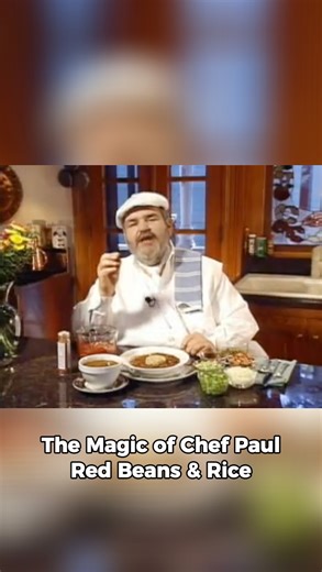 The master at work. 👨‍🍳 Chef Paul takes you step-by-step through the iconic Louisiana dish — red beans and rice — from the holy trinity to that perfect, creamy consistency. 🫘🔥 #ChefPaul #ChefPaulPrudhomme #LouisianaCooking #RedBeansAndRice | Magic Seasoning Blends ®