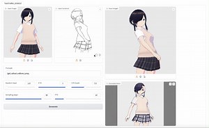 ToonCrater: 支持使用线稿引导生成_哔哩哔哩_bilibili