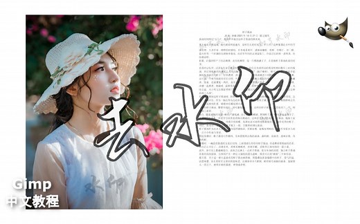 一键去水印，如何去水印？！ gimp2.10中文教程