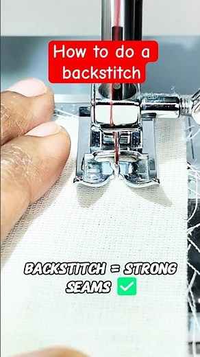 STOP RIPPING SEAMS! Backstitch Secret for Beginners | Tamil Sewing Tutorial