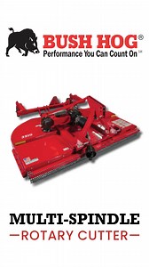 When the toughest brush and roughest fields stand in your way, Bush Hog Multi-Spindle Rotary Cutters cut through like nothing else! Built for unstoppable power and rugged durability, these cutters deliver flawless performance and relentless reliability—because when you need to get the job done right, there’s only one name you can trust: Bush Hog. | Main & Pinckney Equipment, Inc.