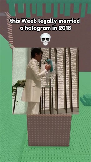 This Weeb Just Married an Anime Girl in Roblox