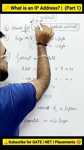 What is an IP Address? ( Part 1 ) | Must-Know for NET & GATE