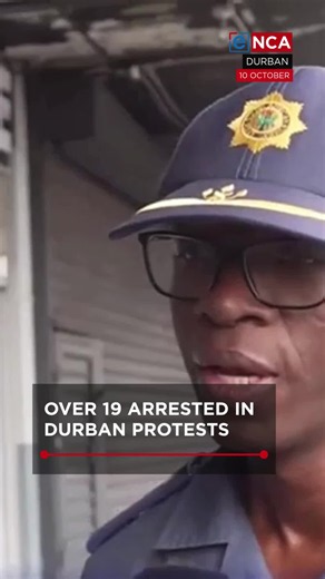Over 19 people have been arrested during violent anti-undocumented migrant protests in Durban last night. KZN Police Spokesperson Robert Netshiunda says police remain on high alert. Tune in to #eNCA on #DStv403.