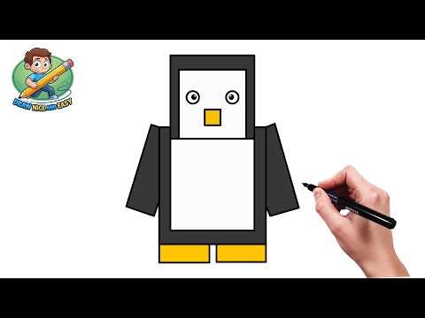 how to draw Penguin From Knockout! [ROBLOX]