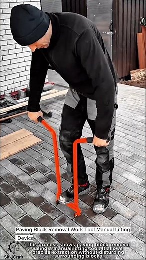 Paving Block Removal Work Tool Manual Lifting Device #worktool