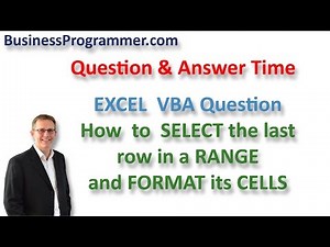 Excel VBA Get Range Reference To Last Row With Data
