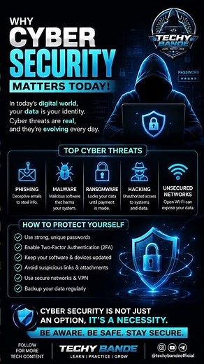 Why Cyber Security Matters Today 🔐 | Top Cyber Threats & Safety Tips | Cyber Security
