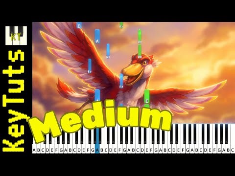 Skyloft [The Legend of Zelda: Skyward Sword] - Medium Mode [Piano Tutorial] (Synthesia)