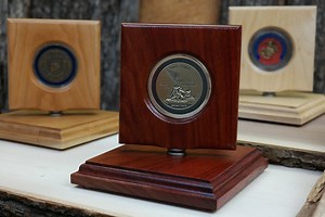 Military Challenge Coin Display - Military Gifts - Coin Display Case - Challenge Coins Stand - Display Case - Etsy