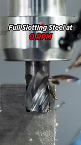 Full Slotting Steel at 0 RPM 😲 | Titans of CNC Machining