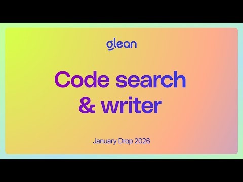 January Drop: Code search & writer