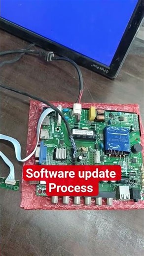 led board software update #automobile #updeledkepreprationkasekre #electrical #ledpanelrepair #tv