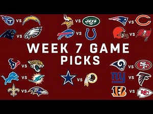 Week 7 NFL Game Picks | NFL