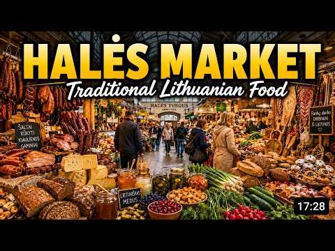 Halės Market Tour 2026 – Inside Vilnius’ Historic Food Market