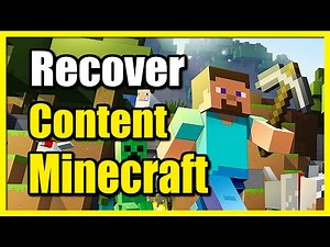 How to Download Deleted Texture Packs or Worlds in Minecraft Bedrock (Fast Tutorial)