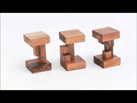 3 Pieces Burr (Interlocking Puzzle) solution
