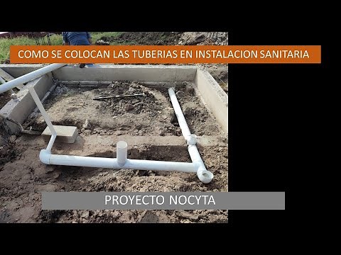 HOW TO INSTALL PIPING FOR SANITARY INSTALLATIONS (Nocyta Project)