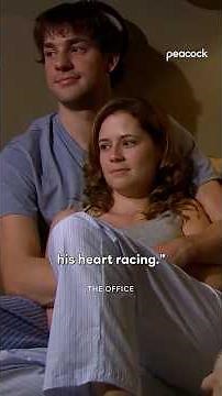 Barns. Beets. Bedtime stories with Beesly.❤️ #TheOffice #JimHalpert #PamBeesly #Shorts